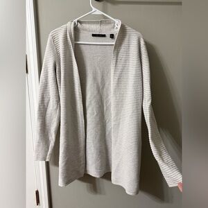 Cyrus Women's Gray Open-Front Cardigan